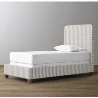 Parker Upholstered Bed-Perennials Linen Weave Stripe