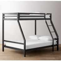 industrial loft twin-over-full bunk bed