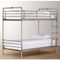 Industrial Steel Pipe Twin-Over-Twin Bunk Bed-RH