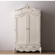 marielle armoire with wood doors