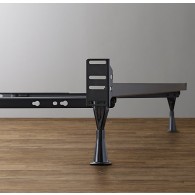 metal bed frame with feet