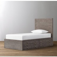 weller 2-drawer storage bed