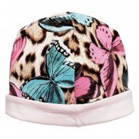 ROBERTO CAVALLI Baby Girls Butterfly & Leopard Print Hat