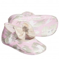 ROBERTO CAVALLI Baby Girls Pink & Gold Pre-Walker Shoes
