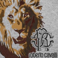 ROBERTO CAVALLI  Boys Knitted Lion Bandana Scarf