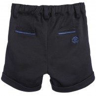 ROBERTO CAVALLI Baby Boys Navy Blue Smart Shorts