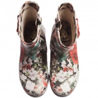 ROBERTO CAVALLI Girls Floral Leather Boots