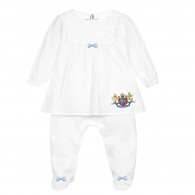 Royal Baby Collection Boys Blue Babygrow, Footie