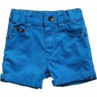 BOSS Baby Boys Turquoise Cotton Shorts