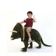 Hansa Toys Hansatronics Mechanical Triceratops 4'L Ride On