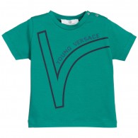 YOUNG VERSACE Baby Boys  Logo T-Shirt