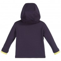 YOUNG VERSACE Baby Boys Blue & Green Hooded Top
