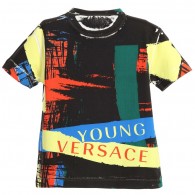 YOUNG VERSACE Boys Multicoloured Print T-Shirt