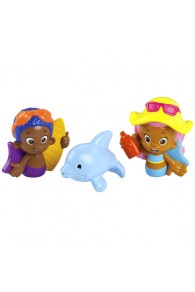 Fisher Price Bubble Guppies Molly, Goby and Buddy Bath Squirters
