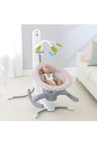 Fisher Price 4-in-1 Smart Connect™ Cradle ’n Swing in Pink Shadow