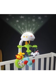 Fisher Price 3-in-1 Deluxe Projection Mobile Rainforest Friends