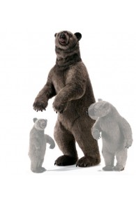 Hansa Toys Grizzly Bear, Lifesize 