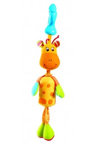 Tiny Love Smarts Wind Chime Clip on Toy, Baby Giraffe