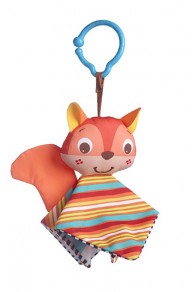 Tiny Love Clip on Toy, Crinkly Squirrel 
