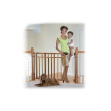 Summer Infant Banister & Stair, Top Of Stairs Gate With Dual Installation Kit  