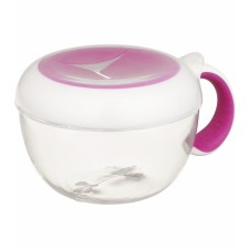 OXO Tot Flippy Snack Cup With Travel Cover in Pink