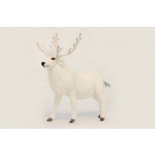 Hansa Toys Reindeer White 20.3"H 