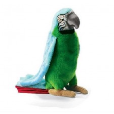 Hansa Toys Parrot (Green/Blue)