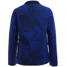 JUNIOR GAULTIER Boys Electric Blue Printed Jacket