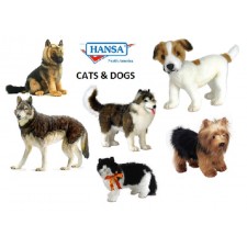 Hansa Toys Cat, Tan Mix (Calico)