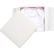 DOLCE & GABBANA Girls Pink & White Cotton Vests (Pack of 2)