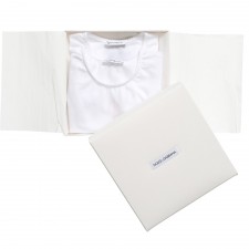 DOLCE & GABBANA Girls White T-Shirts in a Box (Pack of 2)