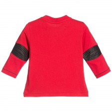 JOHN GALLIANO Baby Boys Red Pilot T-Shirt