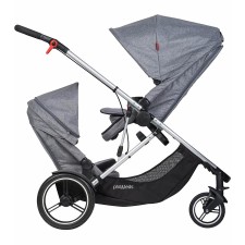 Phil & Teds Voyager Second Seat - NEW Grey Marl
