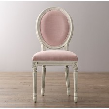 mini vintage french velvet chair