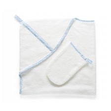 Stokke® Hooded Towel Blue Cheks