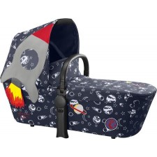 Stroller 2 in 1 Cybex Priam Carry Cot AK RB Space Rocket navy blue