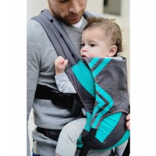 Diono We Made Me Venture 2 in 1 Baby Carrier - Bubblegum Charcoal Zigzag