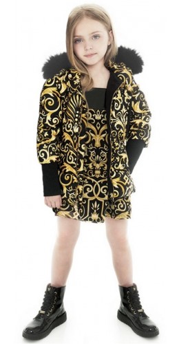 YOUNG VERSACE Girls Baroque Outfit