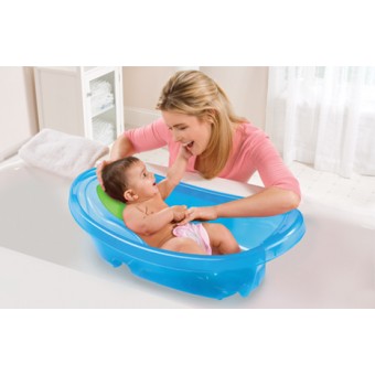 Summer Infant Sparkle ‘N Splash Newborn To Toddler Bath Tub (Blue)