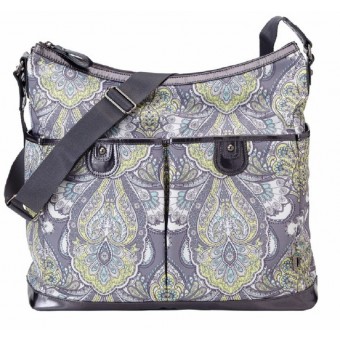 OiOi Baroque Paisley Hobo Diaper Bag