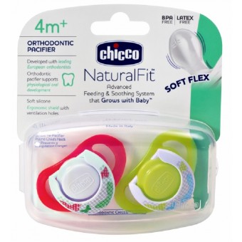 Chicco Hard Shield Orthodontic Pacifiers - 4M+