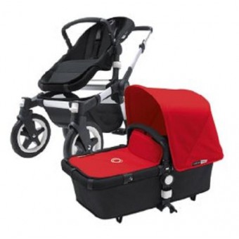 Bugaboo Buffalo Complete Stroller in Black/Red