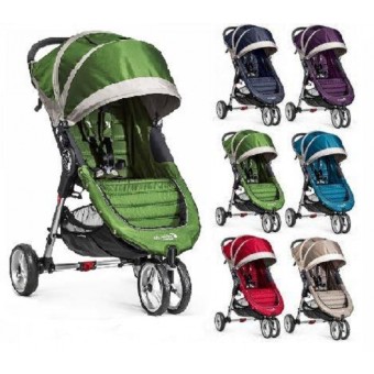 2015 Baby Jogger City Mini Single Stroller  in Lime/Gray