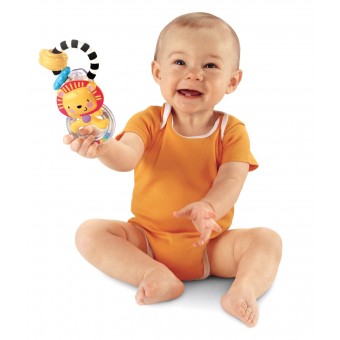 Fisher-Price Discover 'n Grow Lion Ring Rattle