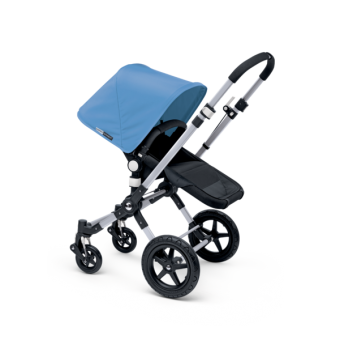 Bugaboo Cameleon 3 Stroller, Extendable Canopy (2015) Grey / Ice Blue