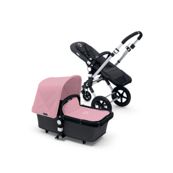Bugaboo Cameleon 3 Stroller  Extendable Canopy (2015) Black / Soft Pink