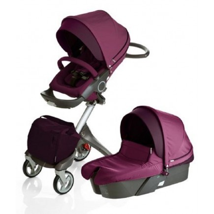 Stokke XPLORY Newborn Stroller in Purple