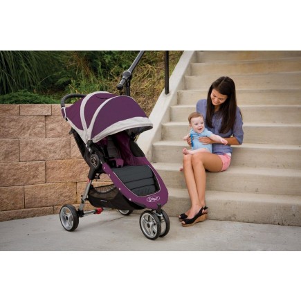 Baby Jogger City Mini Single 2013 Stroller in Purple/Gray