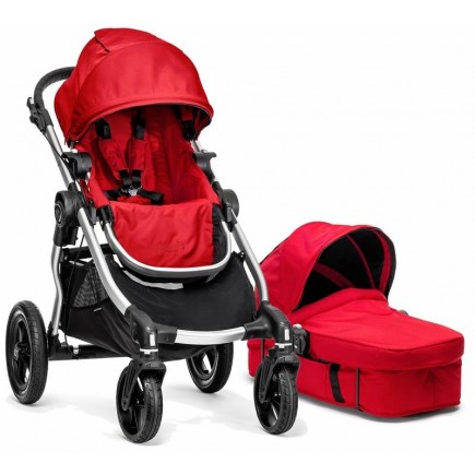 Baby Jogger 2014 City Select Stroller & Bassinet in Ruby