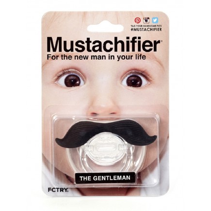 FCTRY Mustachifier The Gentleman Mustache Pacifier